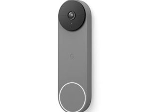 Google Nest Doorbell (Battery) - Wireless Doorbell Camera - Video Doorbell - Ash
