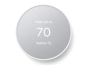 Google Nest Thermostat - Smart Thermostat for Home - Programmable Wifi Thermostat - Snow
