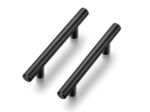Ravinte 30 Pack | 5 Inch Cabinet Pulls Matte Black Stainless Steel Kitchen Drawer Pulls Cabinet Handles 5 InchLength