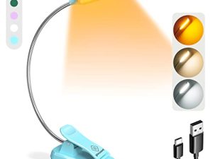 Glocusent Lightweight 10 LED Book Light for Reading in Bed