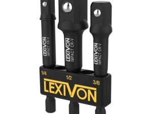 LEXIVON Impact Grade Socket Adapter Set