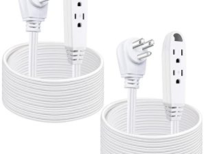 Kasonic 12-Feet 3 Outlet Extension Cord