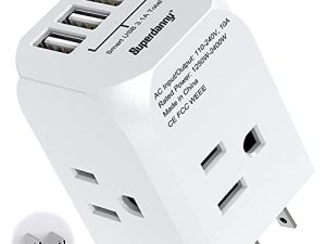 2 Prong Electrical Multi-Outlets Extender