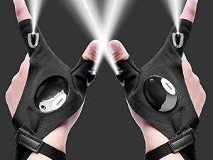 Fathers Day Dad Gifts from Daughter Son LED Finger Flashlight Gloves Tool Gadget as Fishing Camping Hiking Repairing Gear Gifts for Dad Men for Christmas Stocking Stuffers/Birthday/Thanksgiving Day