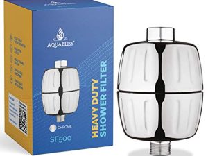 AquaBliss HD HEAVY DUTY High Output Shower Filter – Latest Superior Advanced 30x Filter Media - Universal Multi-Stage Shower Head Filter for Chemicals
