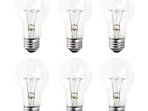 A19 Clear Incandescent Rough Service Light Bulb