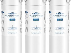 GLACIER FRESH XWF Replacement for GE XWF Refrigerator Water Filter Pack of 3 (Not XWFE)