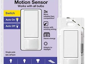 Lutron Maestro Motion Sensor Switch | No Neutral Required