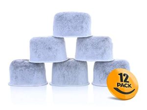 K&J Charcoal Water Filter Pods - 12-Pack Filters for Coffee Maker