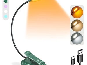 Glocusent Lightweight 10 LED Book Light for Reading in Bed