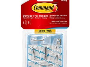 Command 17065CLR-6ES Wire Hook