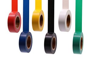 SoundOriginal Electrical Tape Colors 6 Pack 3/4-Inch by 30 Feet