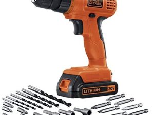 BLACK+DECKER 20V MAX* POWERECONNECT Cordless Drill/Driver + 30 pc. Kit (LD120VA)