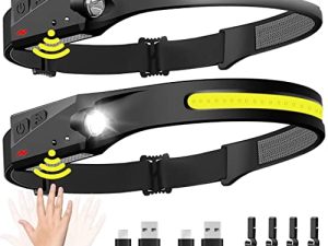 Headlamp Rechargeable 2PCS