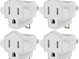 ETL Listed 3-2 Prong Grounding Outlet Adapter