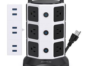 Power Strip Tower Surge Protector