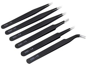 6PCS Precision Tweezers Set