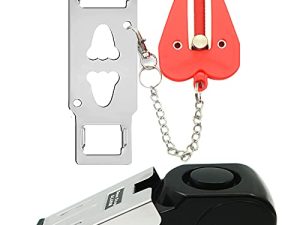 HNHMT Upgraded Portable Door Lock & Door Stop Alarm