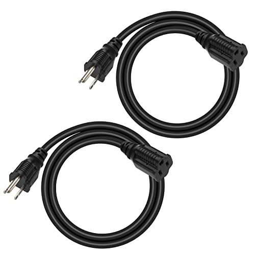 DEWENWILS 3 Foot Extension Cord Christmas DEWENWILS 3 Foot Extension Cord Christmas
