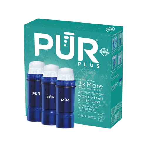 PUR PLUS Water Pitcher Replacement Filter with Lead Reduction (3 Pack) PUR PLUS Water Pitcher Replacement Filter with Lead Reduction (3 Pack)