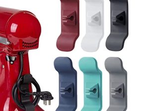 Can be used for wire organizers that stick to kitchen utensils