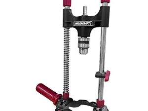 Milescraft 1318 DrillMate Portable Drill Guide - Multi-Angle Drill Guide Attachment - Compatible with most 3/8 in. Drill Accessories - Self-Centering Drill Guide Base - Multi-Angle Readouts