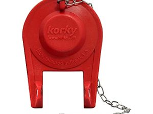 Korky 100BP Ultra High Performance Flapper Fits Most Toilets - Long Lasting Rubber - Easy to Install - Made in USA