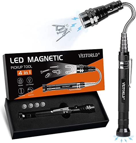 VEITORLD LED Telescoping Magnetic Pickup Tools VEITORLD LED Telescoping Magnetic Pickup Tools