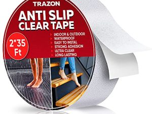 Grip Tape - Heavy Duty Anti Slip Tape for Stairs Outdoor/Indoor Waterproof Safety Non Skid Roll for Stair Steps Traction Tread Staircases Grips Adhesive Non Slip (2 Inch x 35 Feet