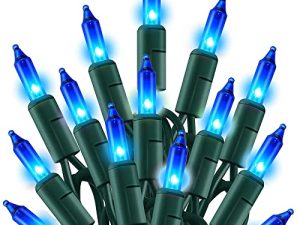 TW SHINE Blue Christmas Lights