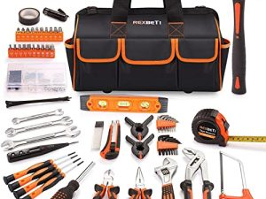 REXBETI 219-Piece Premium Tool Kit with 16 inch Tool Bag