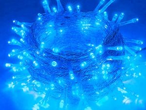 SANJICHA Blue Extra-Long 66FT String Lights Outdoor/Indoor