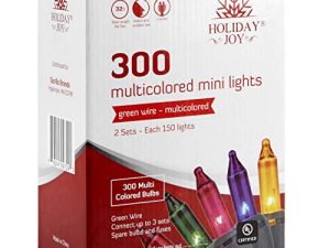 Holiday Joy Christmas Lights for Tree - 300 Count
