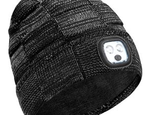Unisex Beanie Hat with Light