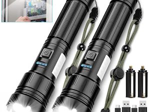 Magnetic Rechargeable Flashlight 10000 High Lumens