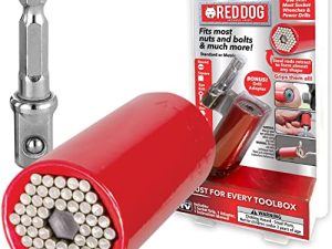 Red Dog Socket w/ Bonus Drill Adapter AS-SEEN-ON-TV