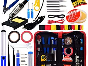 Soldering Iron Kit - Soldering Iron 60W Adjustable Temperature