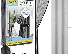 AUGO Magnetic Screen Door - Self Sealing