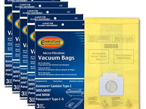 Envirocare Replacement Vacuum Cleaner Bags made to fit Kenmore Canister Type C/Q. 5055