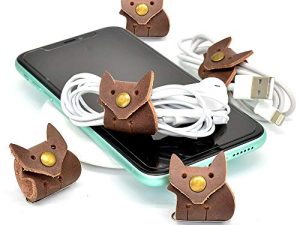 CAILLU Cord Organizer Headset Headphone Earphone Wrap Winder
