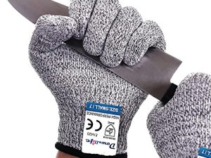 Dowellife Cut Resistant Gloves Food Grade Level 5 Protection