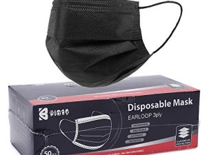 Bigox Face Mask Black 50Pcs