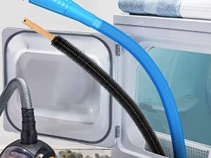 Sealegend 2 Pieces Dryer Vent Cleaner Kit and Dryer Lint Brush Vacuum Hose Attachment Brush Lint Remover Power Washer and Dryer Vent Vacuum Hose