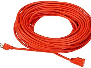 Amazon Basics 100-Foot 3-Prong Vinyl Indoor/Outdoor Extension Cord - 10 Amps