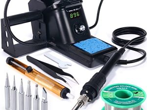 YIHUA 926 III 60W Digital Display Soldering Iron Station Kit w 2 Helping Hands