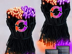 Albelt Color Changing Solar Halloween Lights (Orange to Purple)