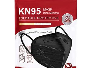YOTU Black Face Masks 60 Pcs