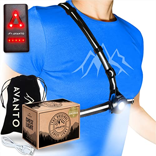 AVANTO PRO Chest Running Light for Runners and Joggers AVANTO PRO Chest Running Light for Runners and Joggers