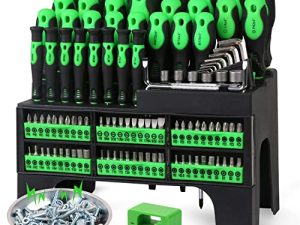 SWANLAKE GARDEN TOOLS 118PCS Magnetic Screwdrivers Set With Plastic Ranking